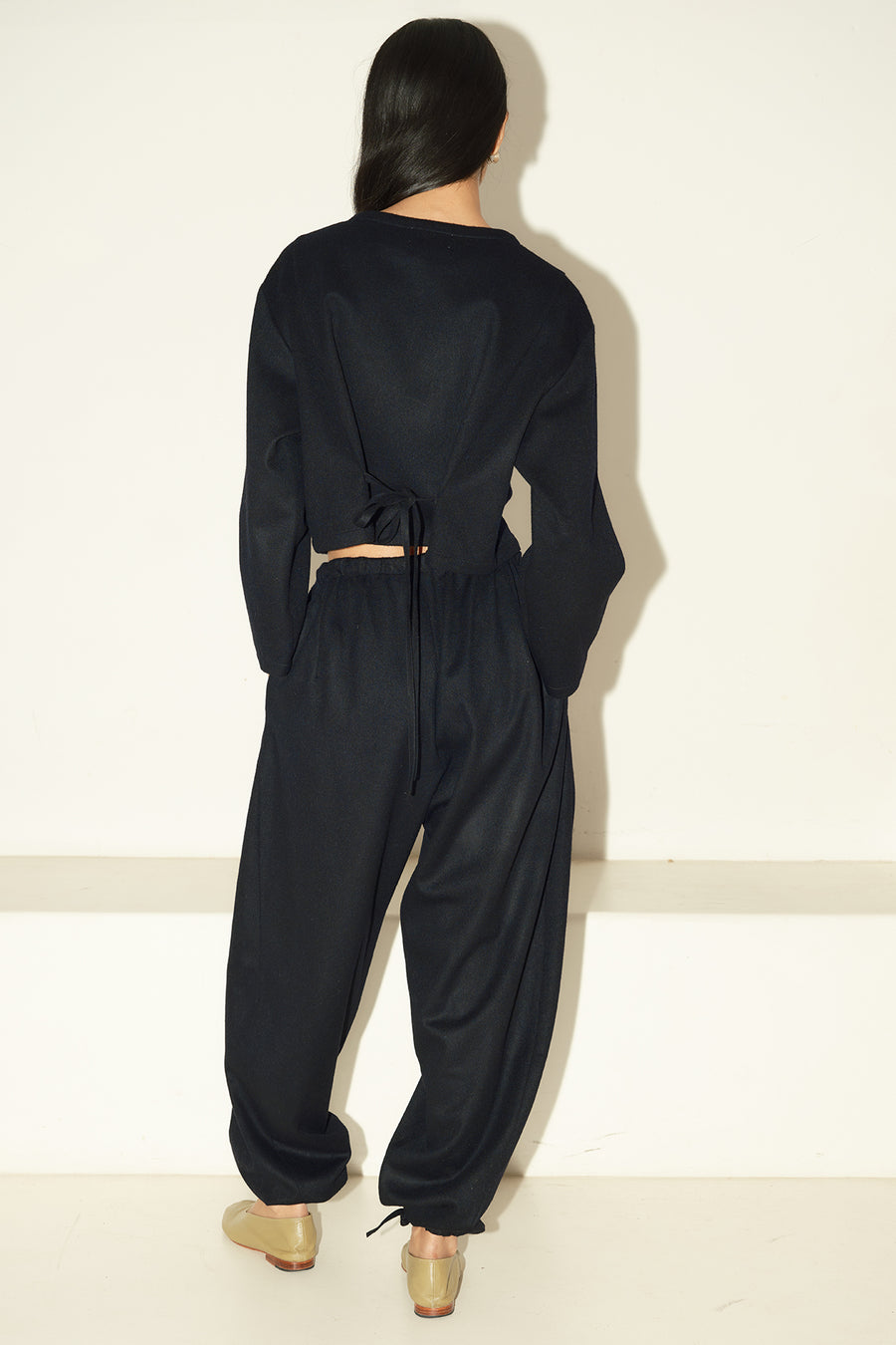 Night Sky Loden Alpaca Payés Top-Jacket
