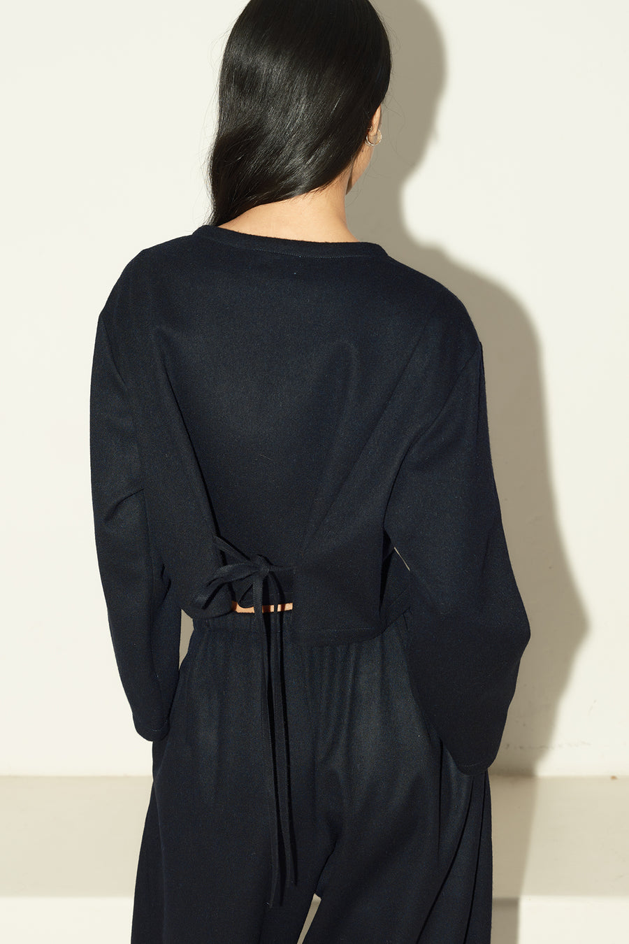 Night Sky Loden Alpaca Payés Top-Jacket