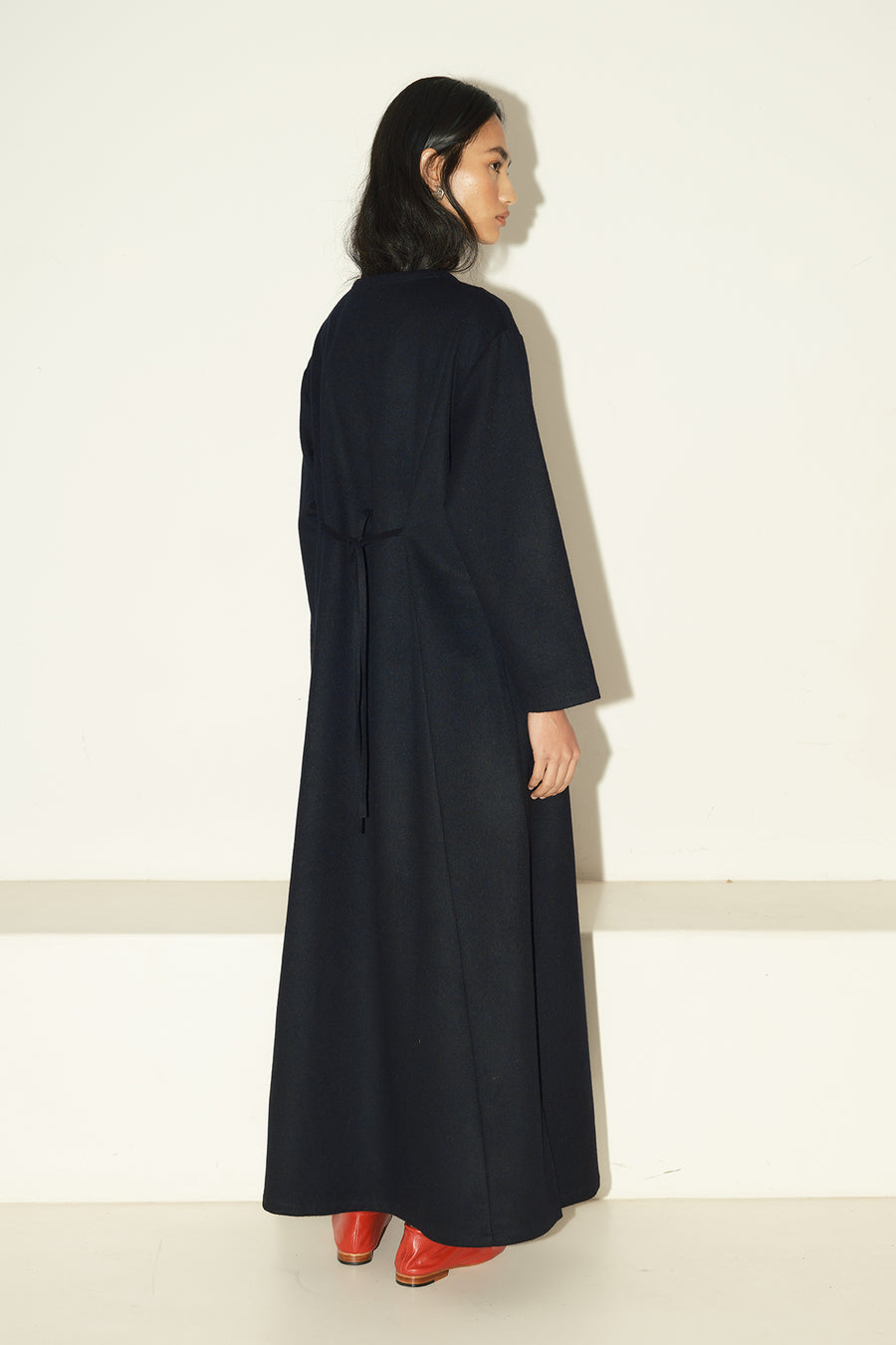 Night Sky Loden Alpaca Payés Dress-Coat