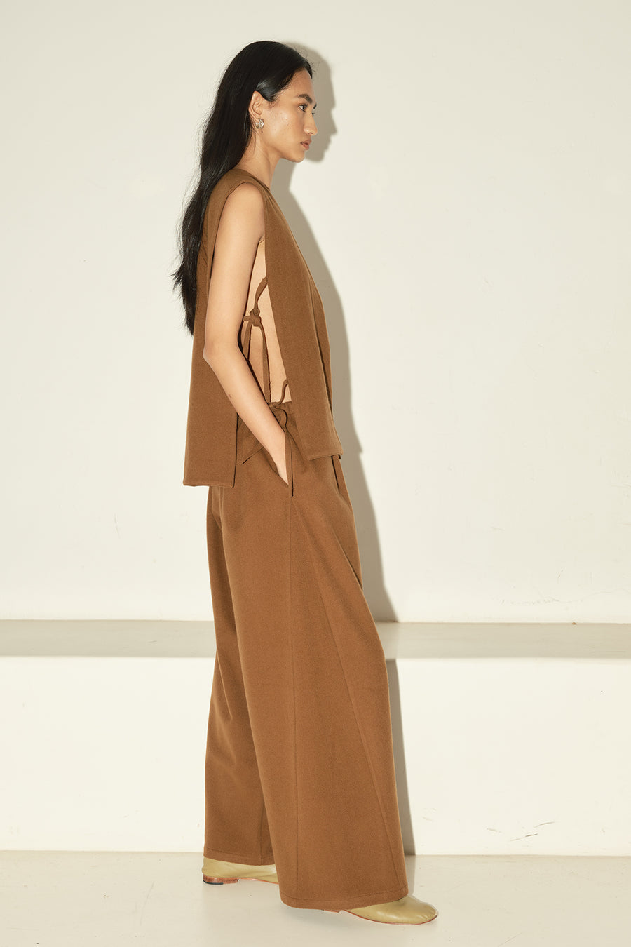 Avellana Brushed Wool Judo Pants