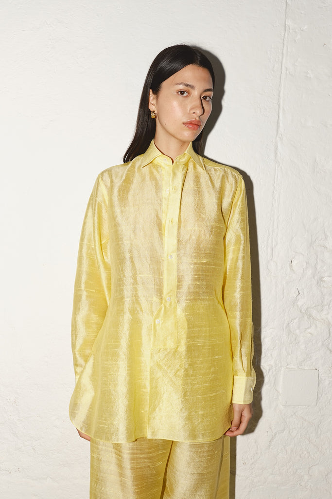 Lemon Butter Dupion Paul Blouse – DATURA