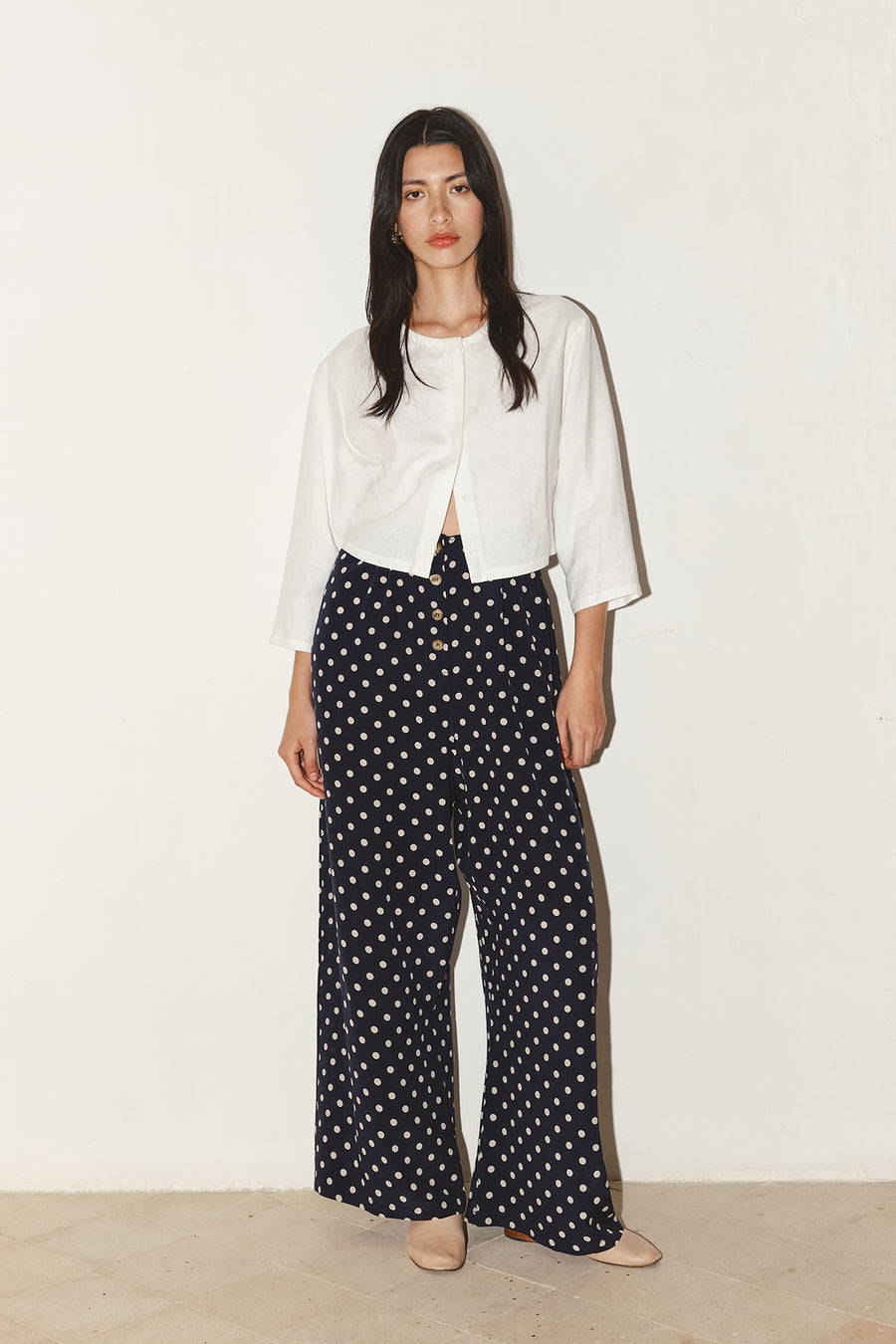 White Linen Payés Blouse