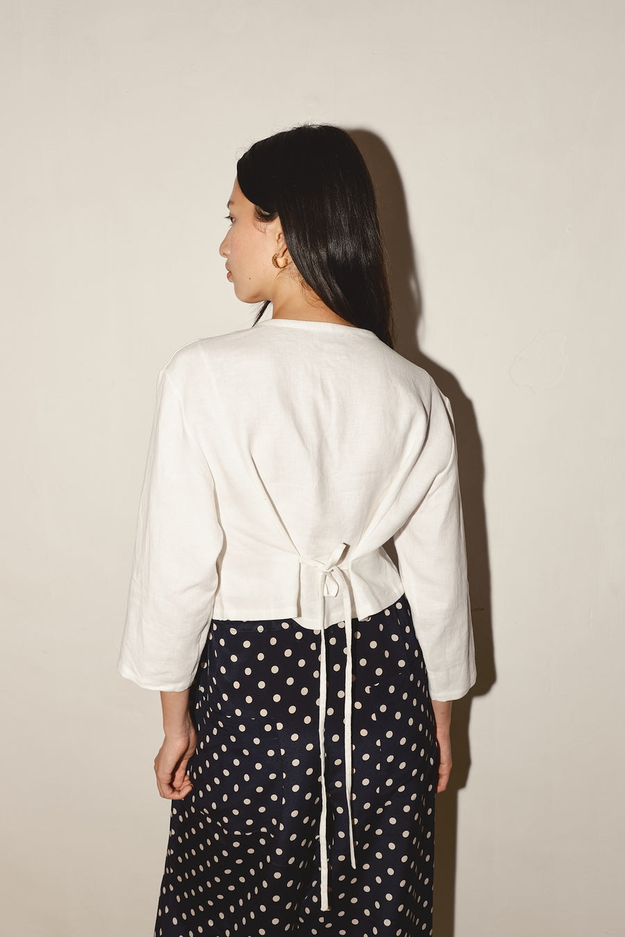 White Linen Payés Blouse