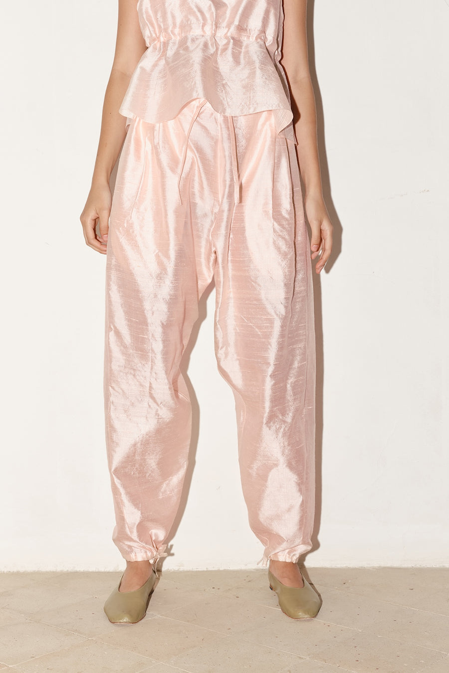 Rose Quartz Dupion Kendo Pants