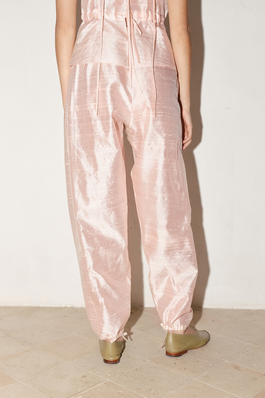 Rose Quartz Dupion Kendo Pants