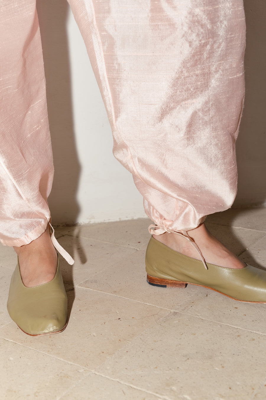 Rose Quartz Dupion Kendo Pants