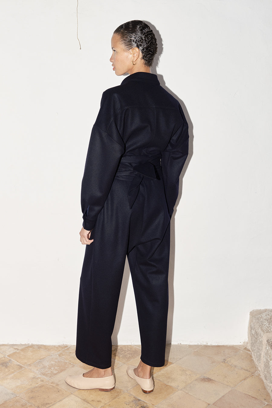 Night Sky Loden Alpaca Ren Jumpsuit