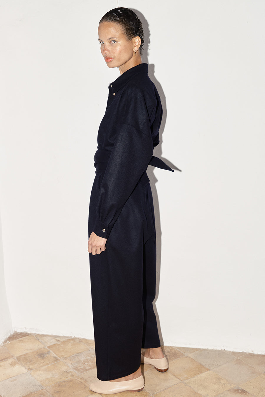 Night Sky Loden Alpaca Ren Jumpsuit