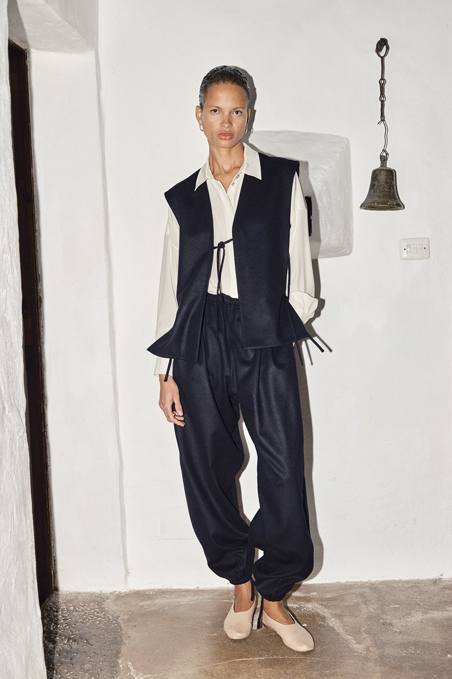 Night Sky Loden Alpaca Kendo Pants