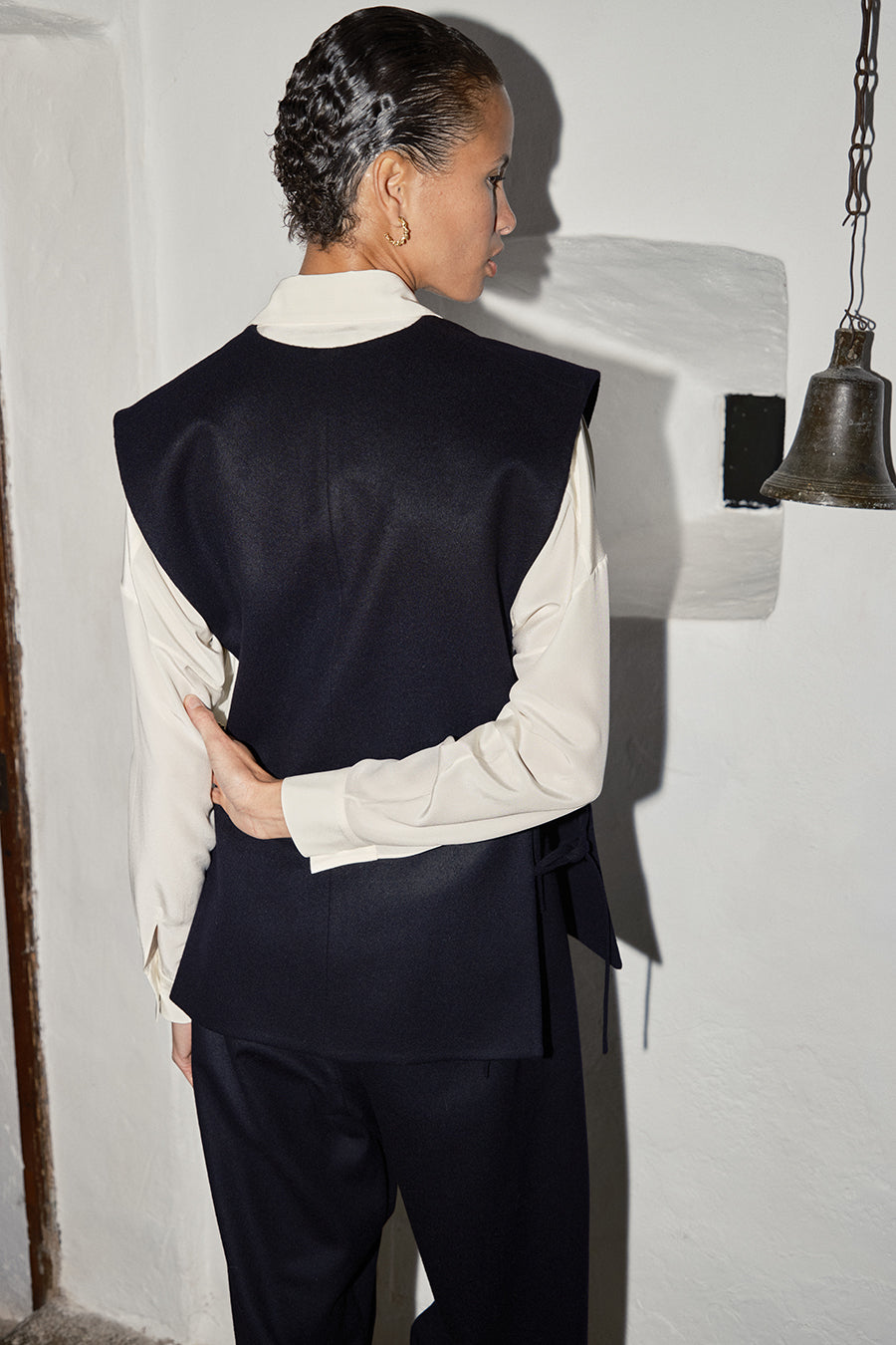 Night Sky Loden Alpaca Vest