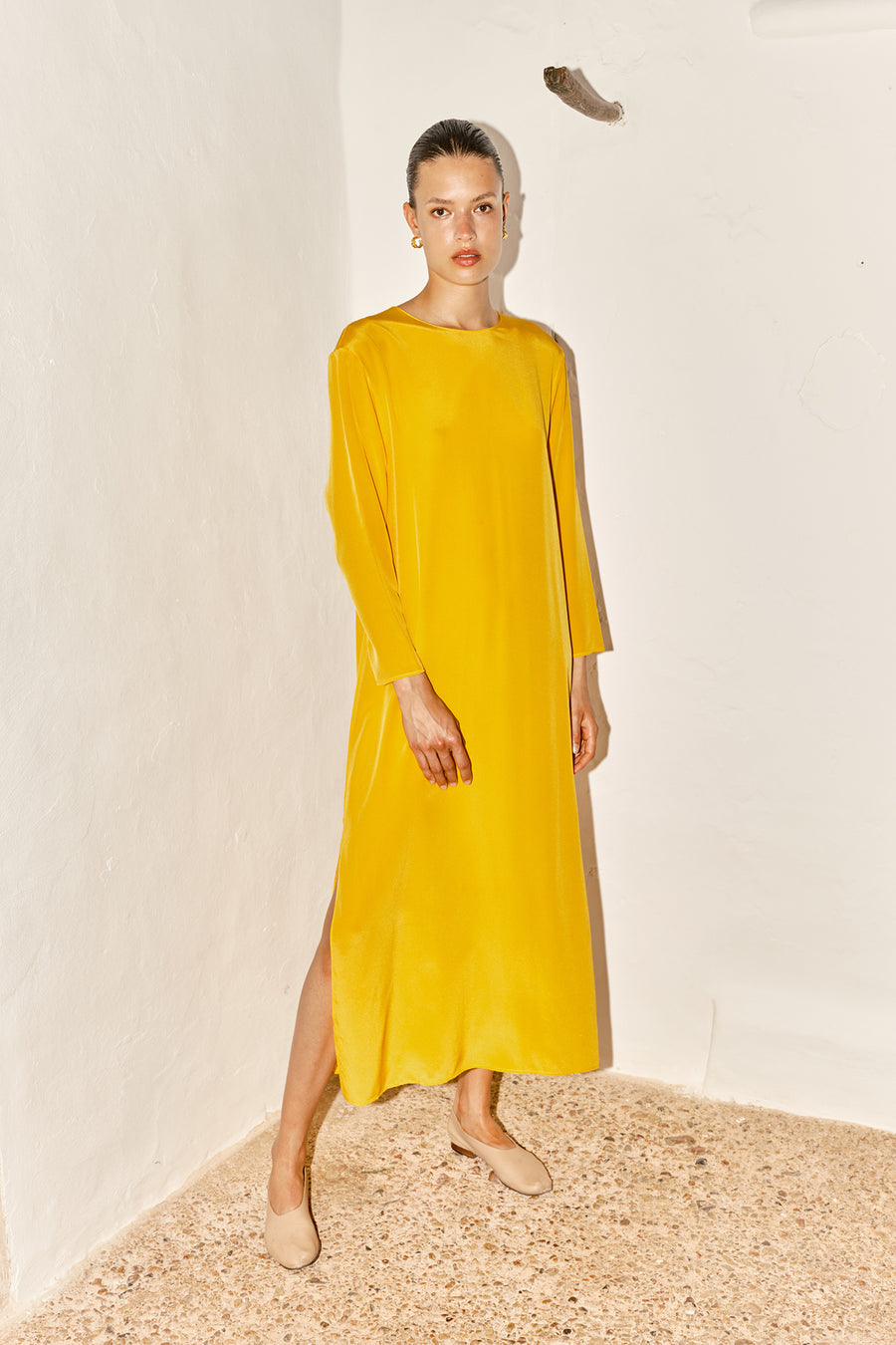 Citric Orange Ava Dress