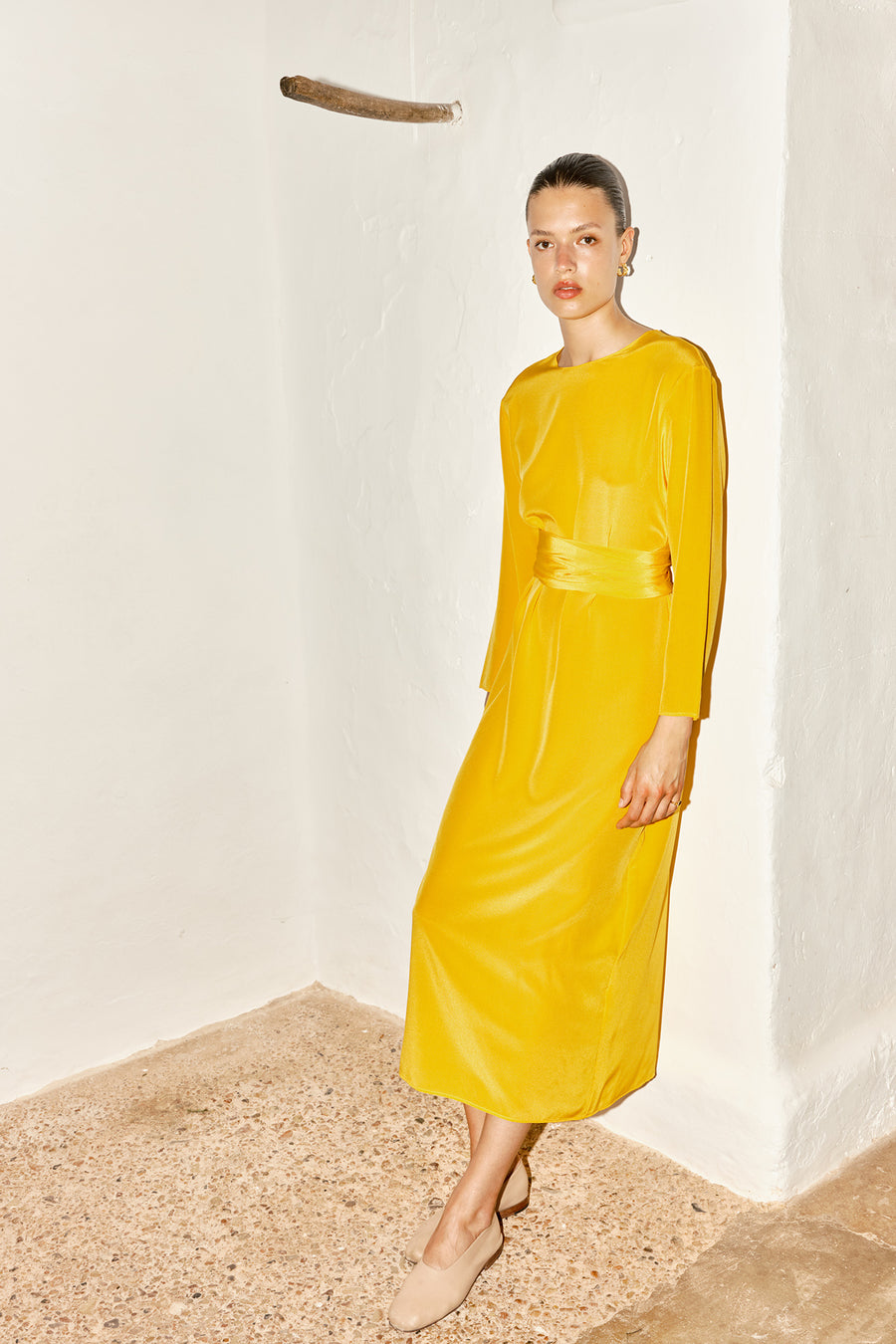Citric Orange Ava Dress