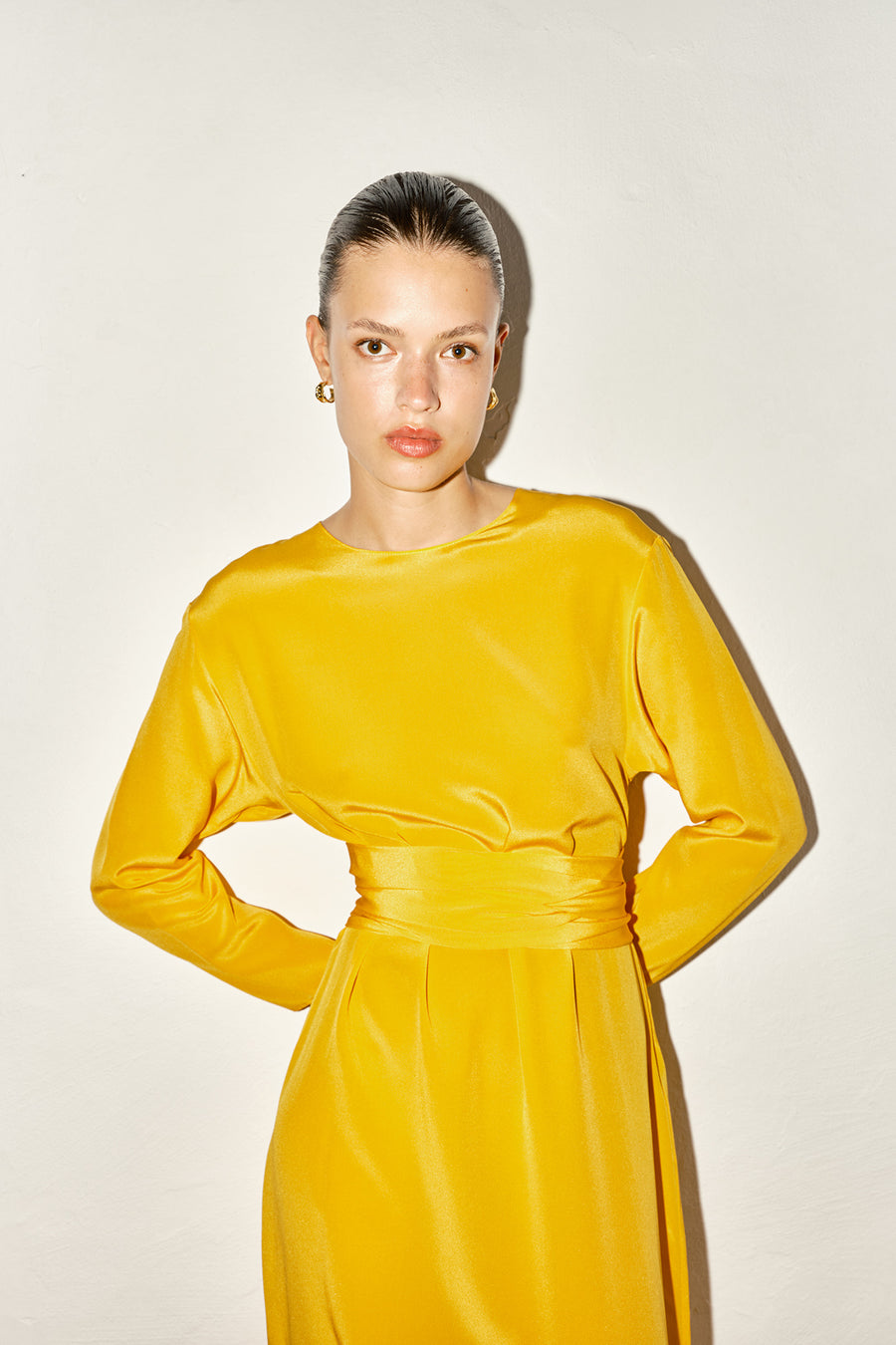 Citric Orange Ava Dress