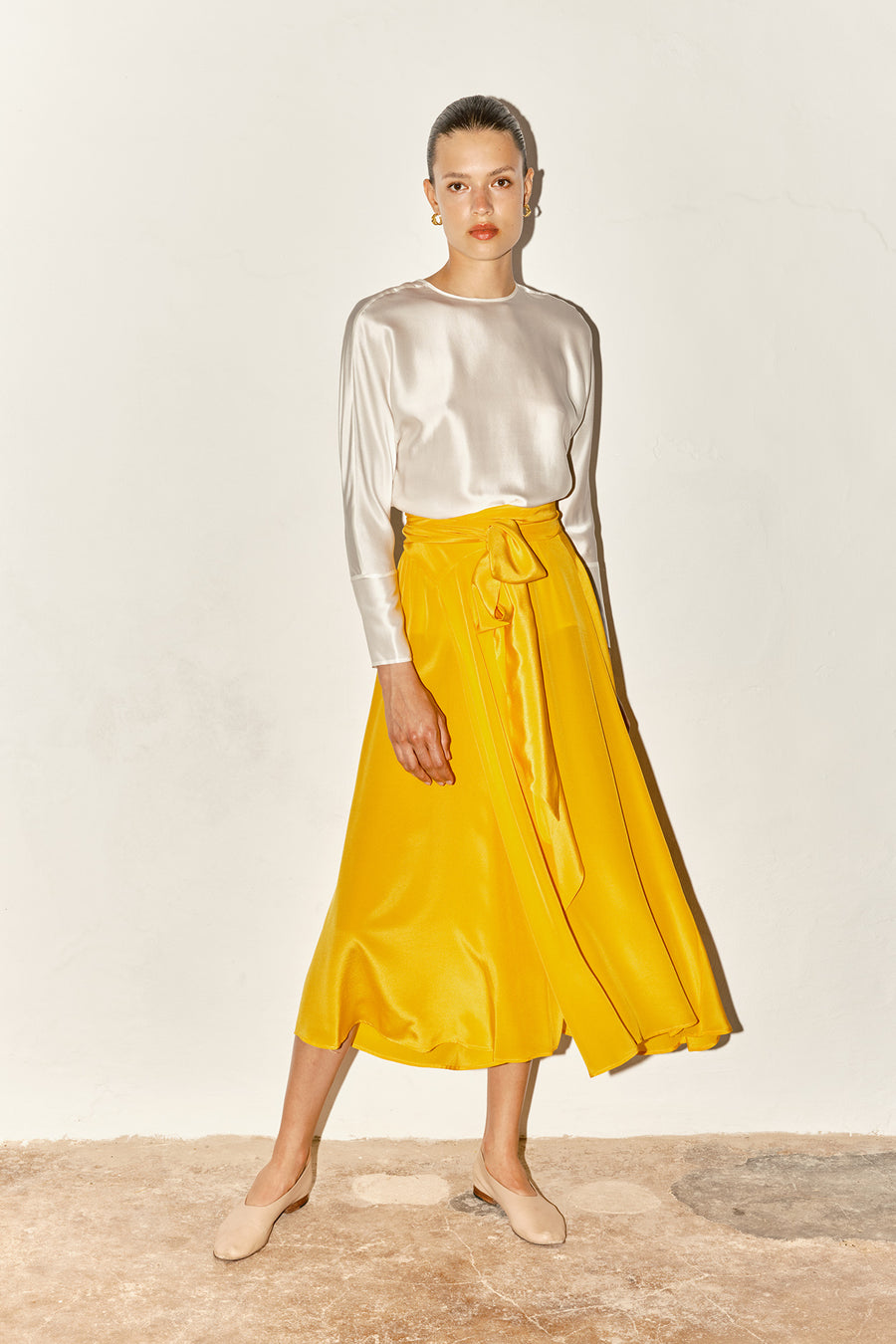 Citric Orange Alma Skirt