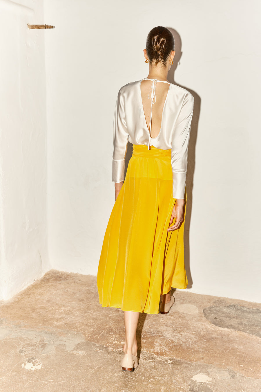 Citric Orange Alma Skirt