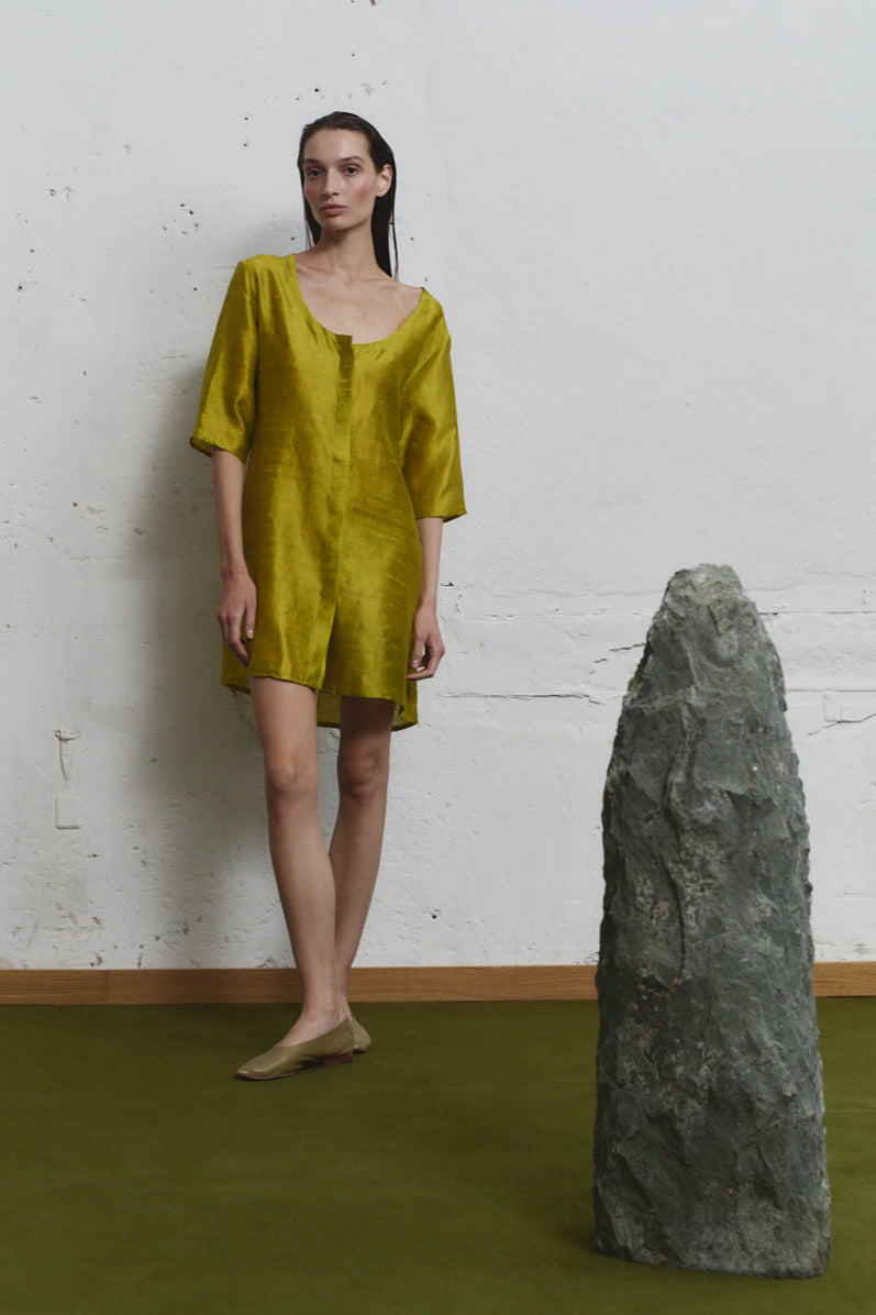 Pistacho Payesa Mini Dress