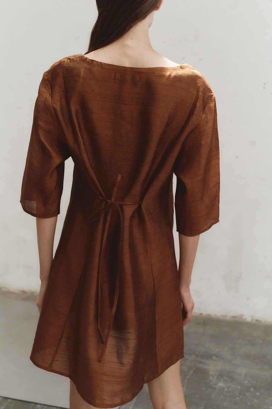 Caramel Payesa Mini Dress