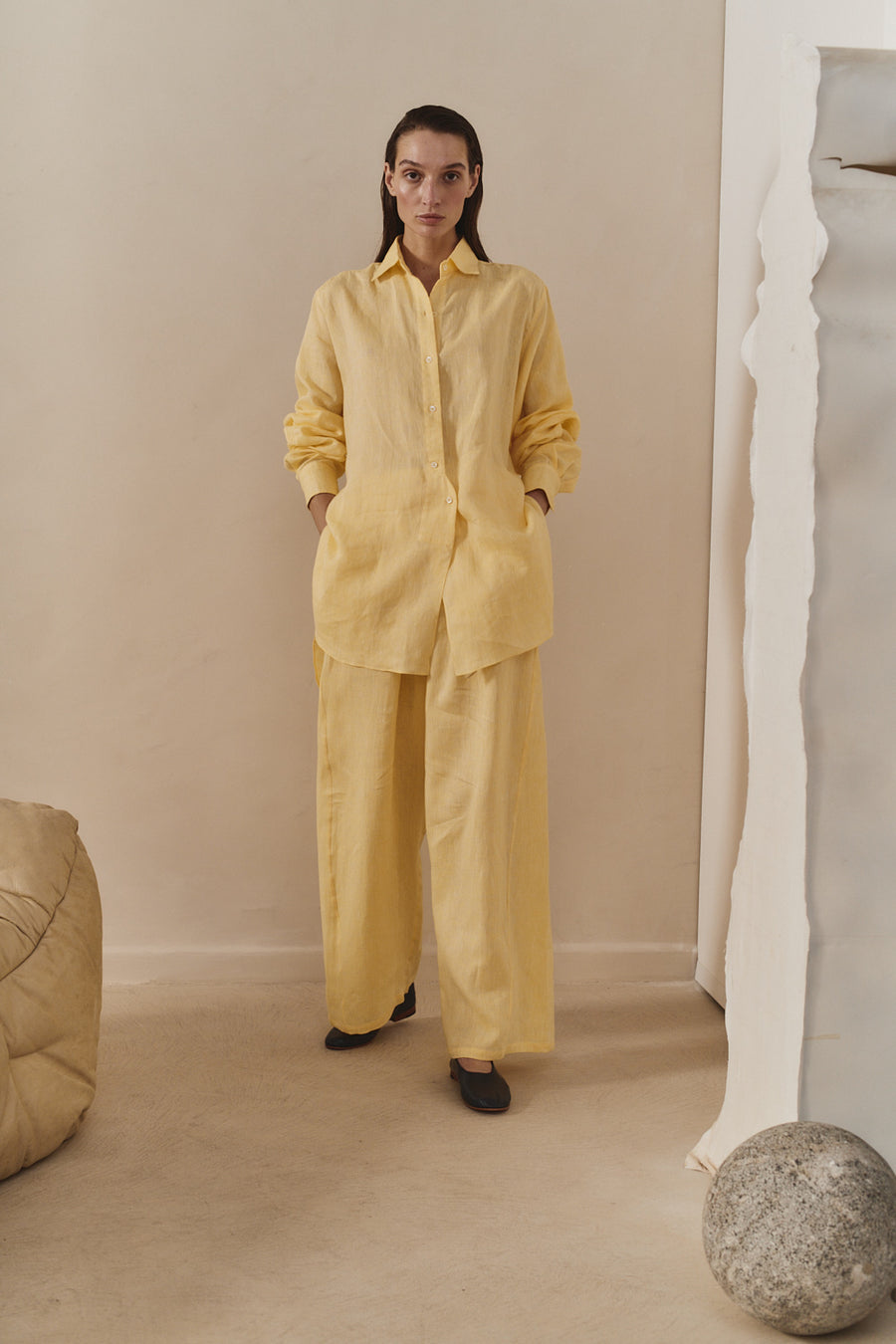 Beurre Linen Paul Blouse