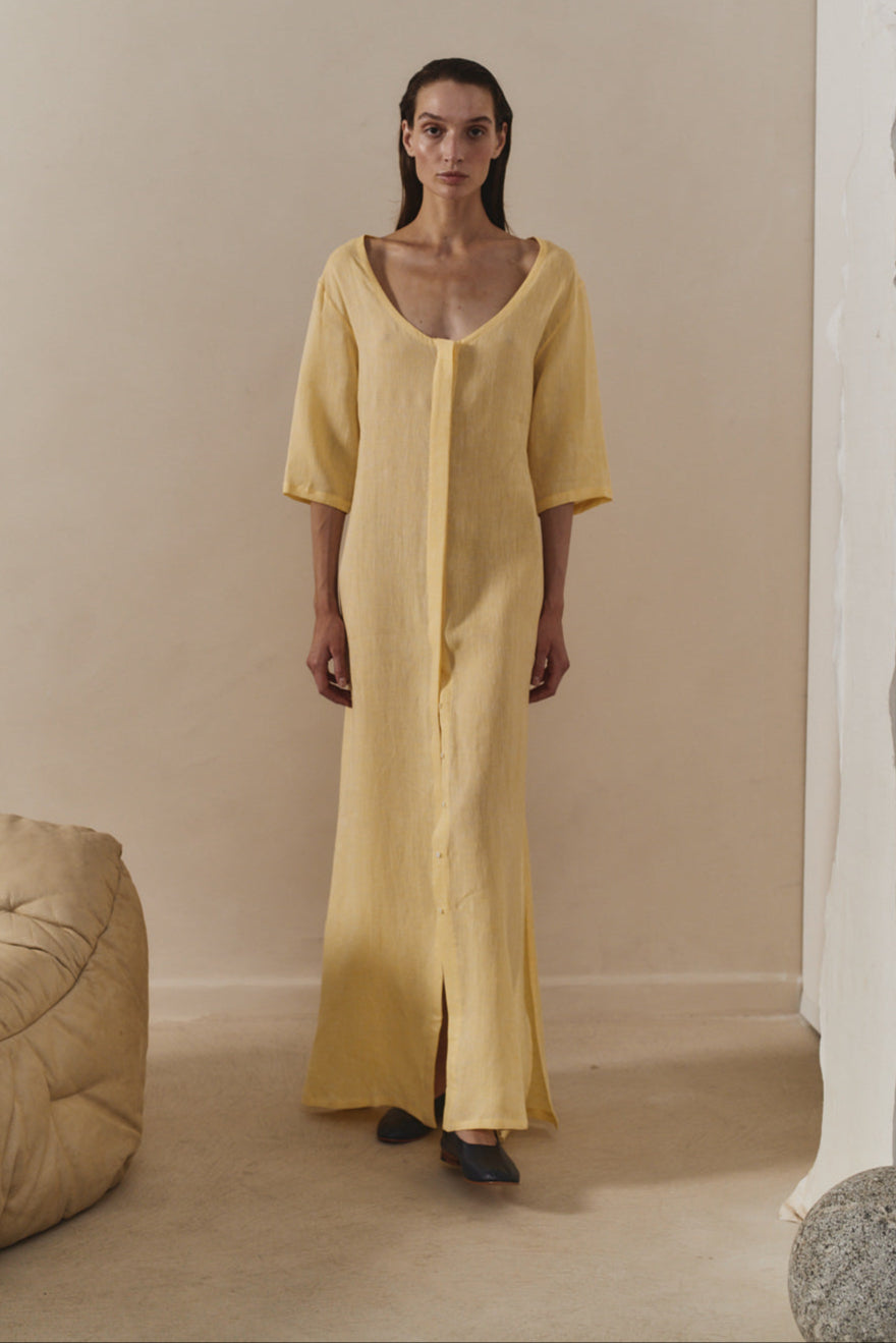 Beurre Linen Payesa Dress