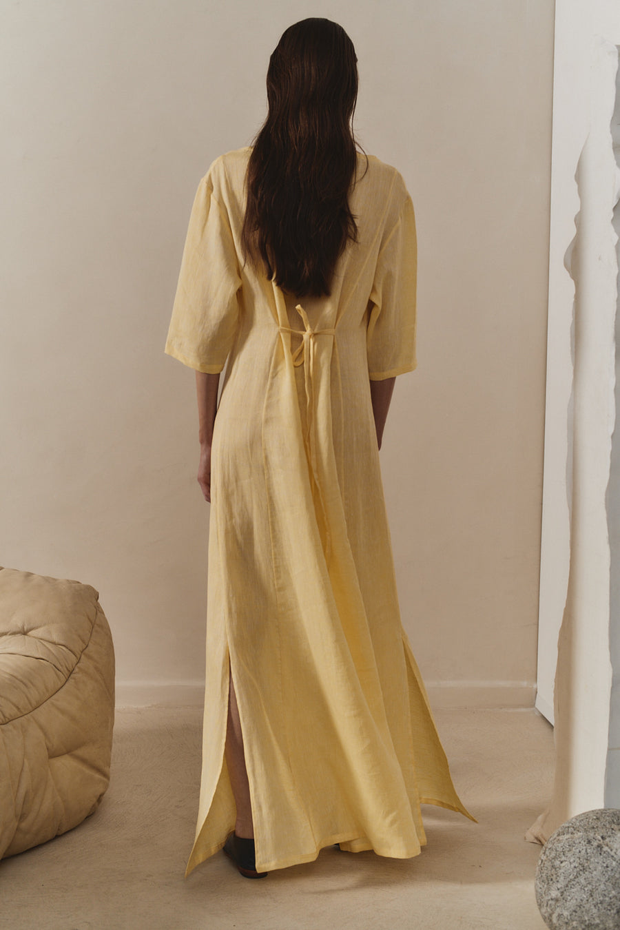 Beurre Linen Payesa Dress