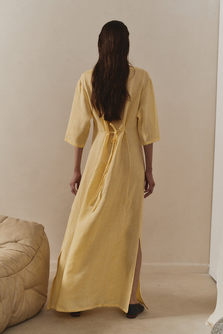 Beurre Linen Payesa Dress
