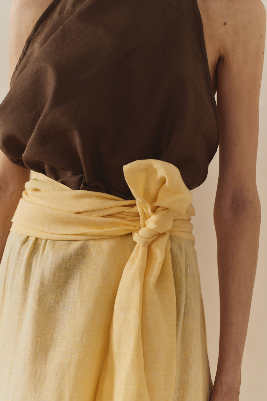Beurre Linen Alma Skirt