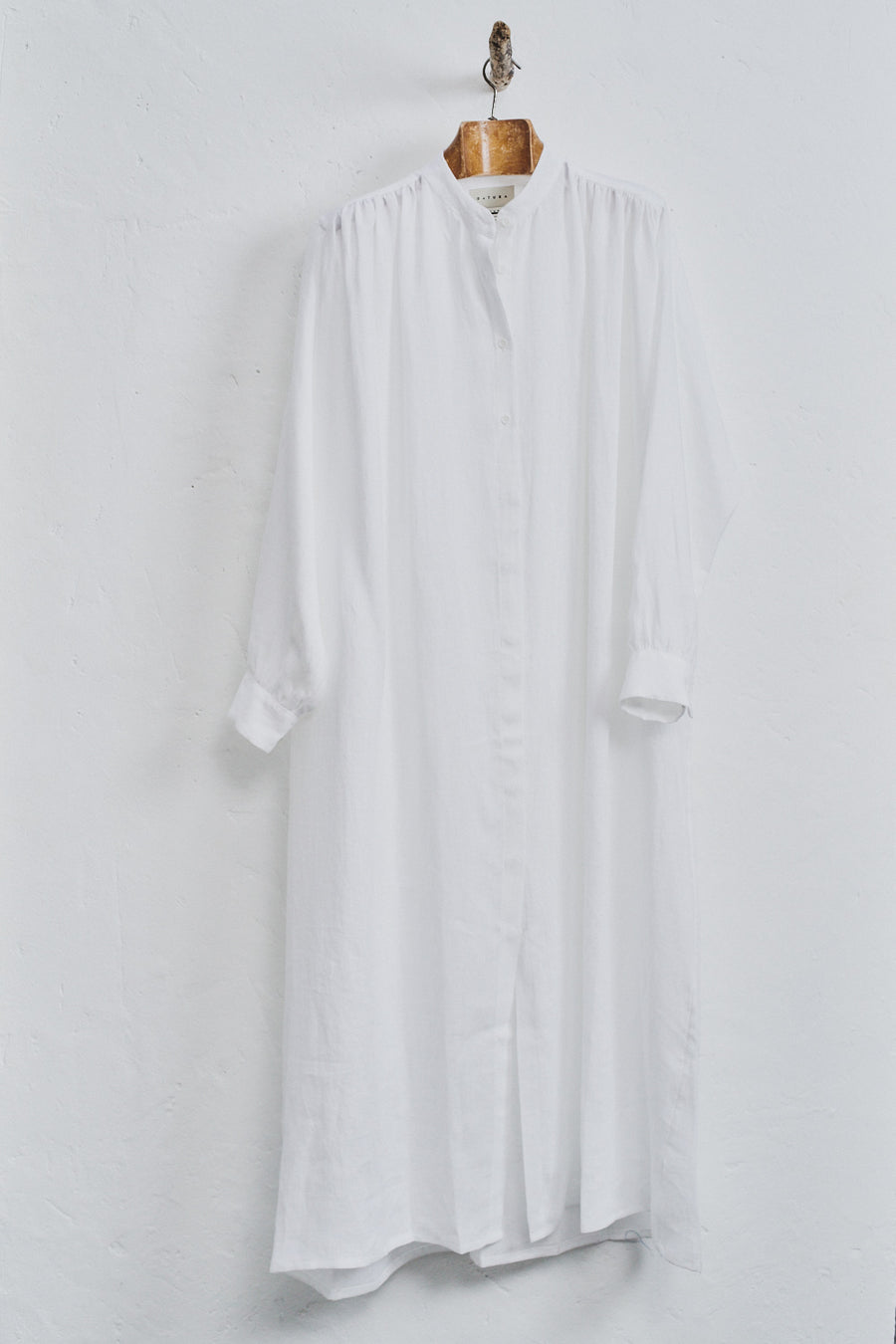 White Linen Babel Dress