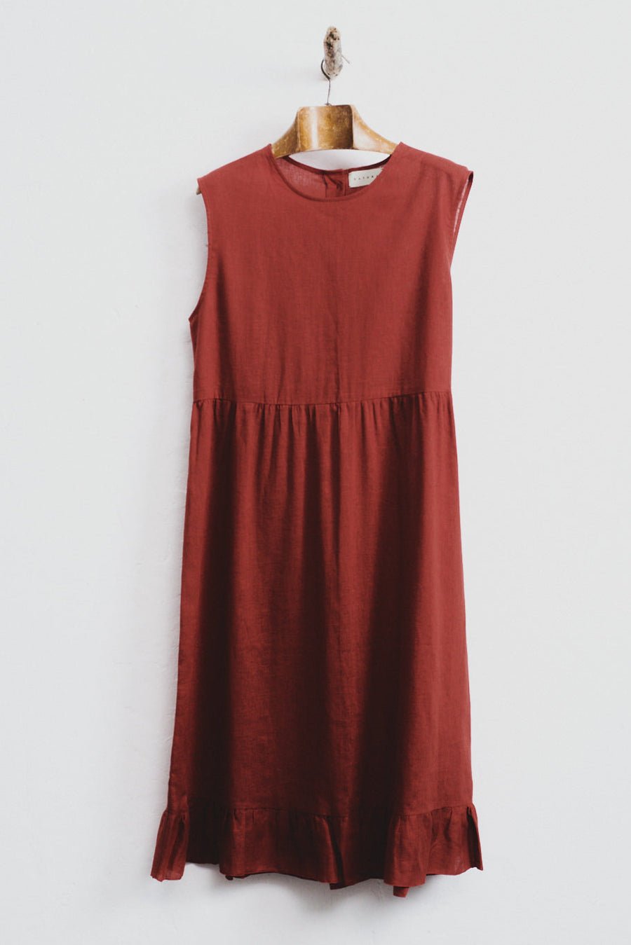 Clay Linen Echo Dress