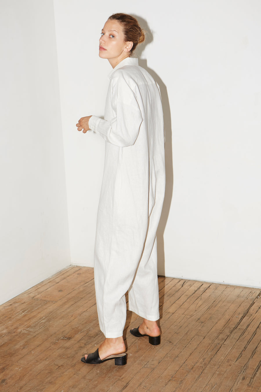 White Linen Ren Jumpsuit