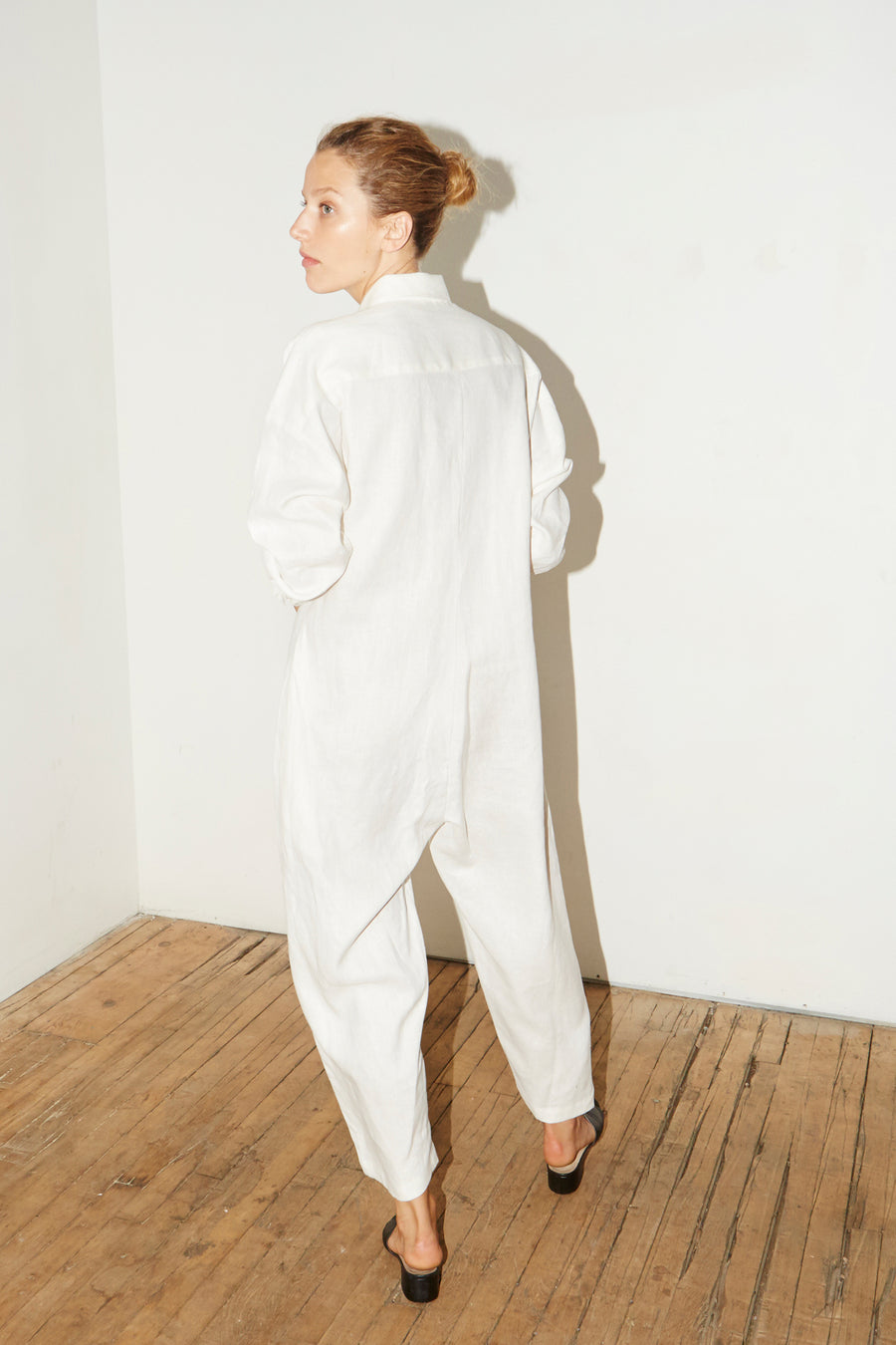 White Linen Ren Jumpsuit