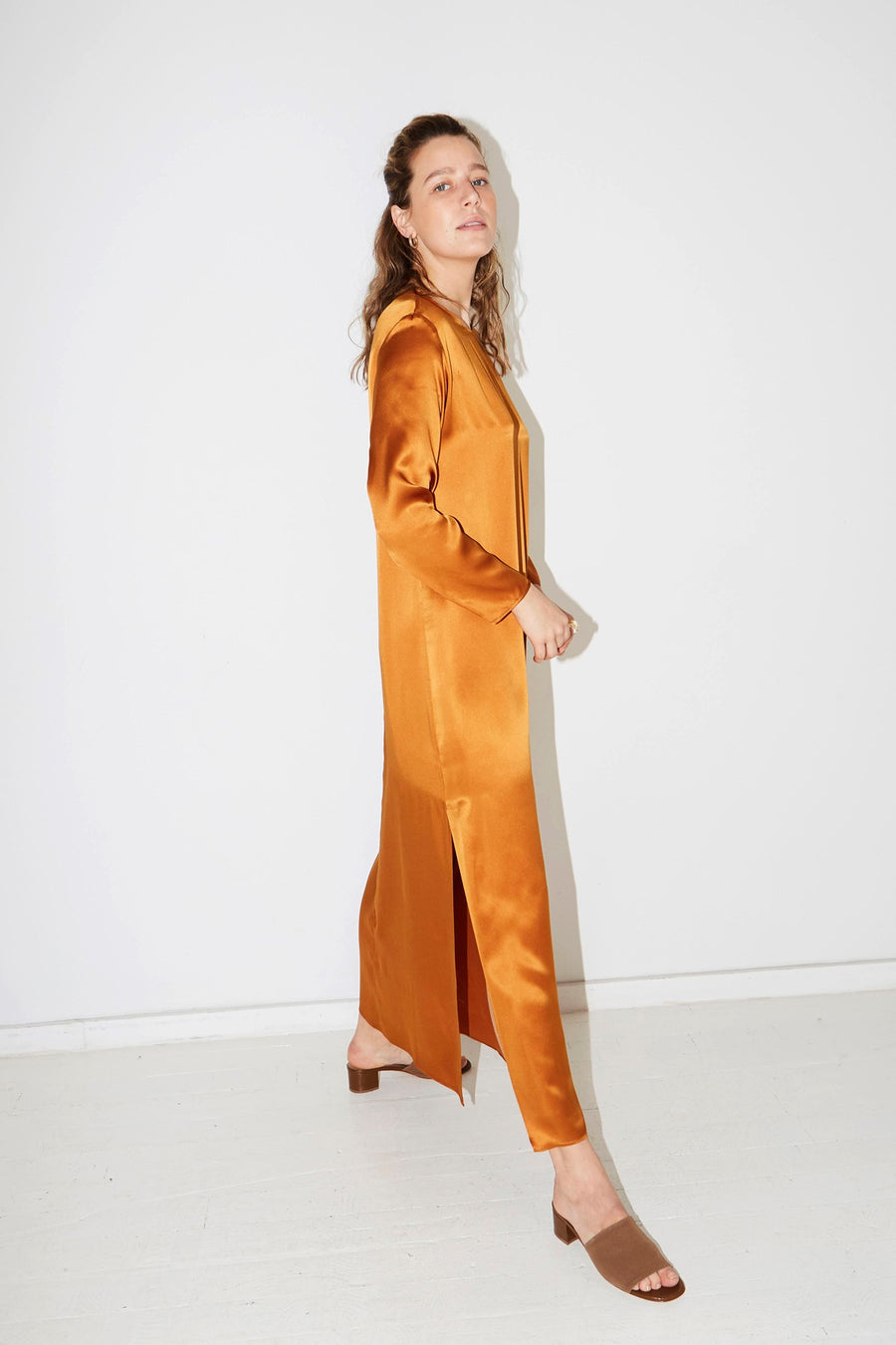 Gold Amber Ava Dress