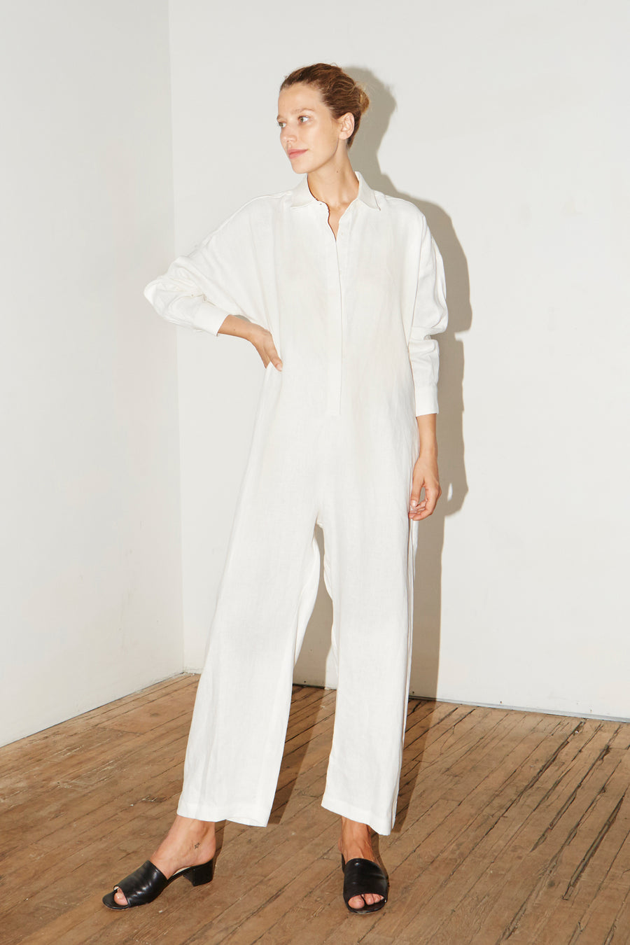 White Linen Ren Jumpsuit