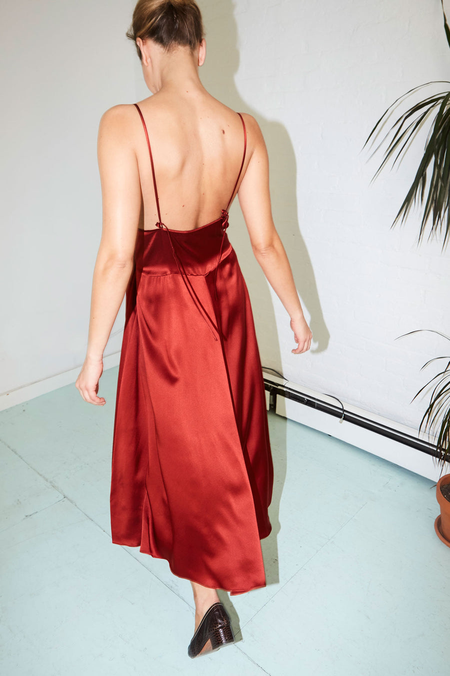 Ruby Red Slip Dress