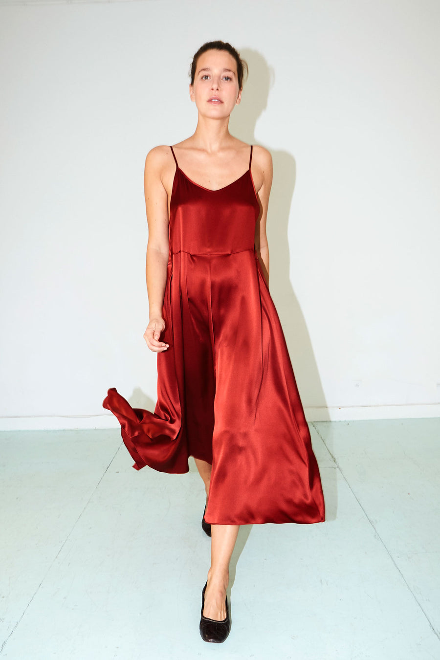 Ruby Red Slip Dress