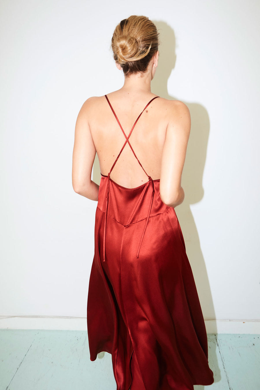 Ruby Red Slip Dress