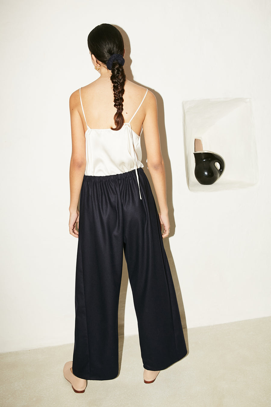 Night Blue Wool Judo Pants