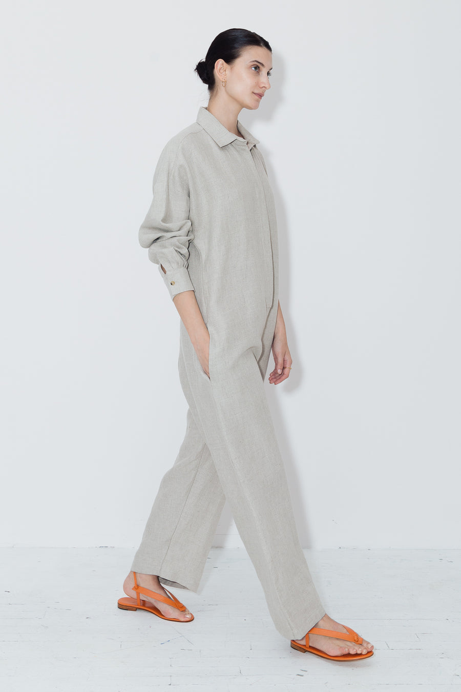 Phoenicia Heavy Linen Ren Jumpsuit