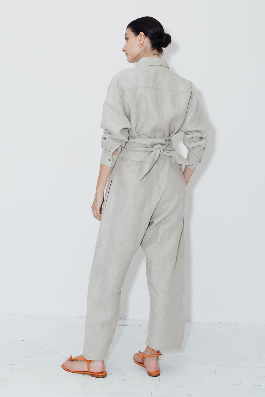 Phoenicia Heavy Linen Ren Jumpsuit