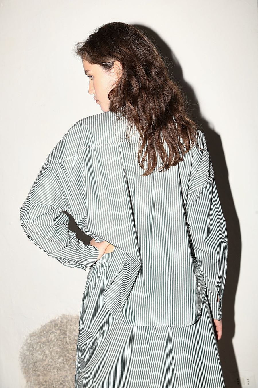 Olive Striped Lola Shirt