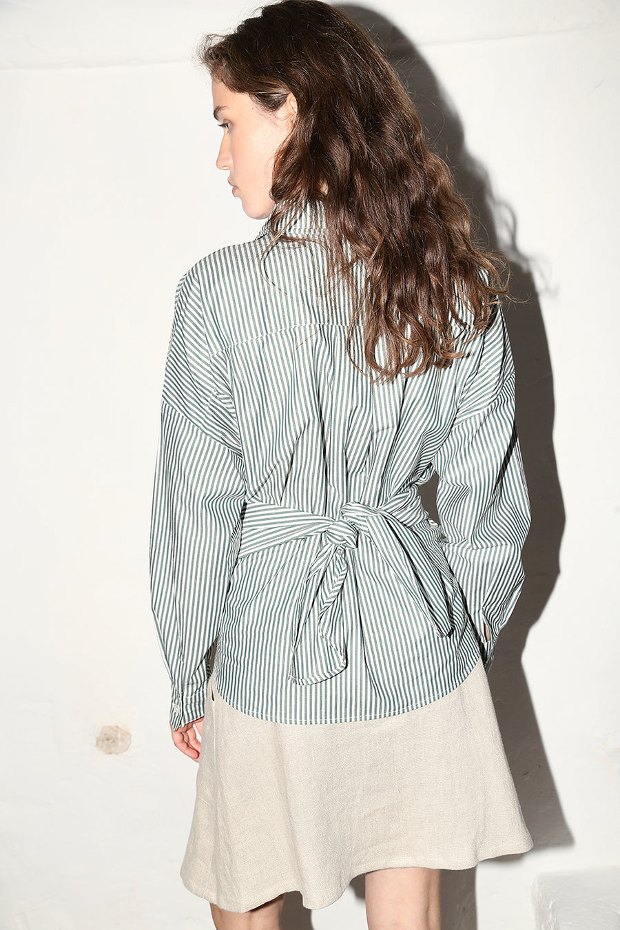 Olive Striped Lola Shirt