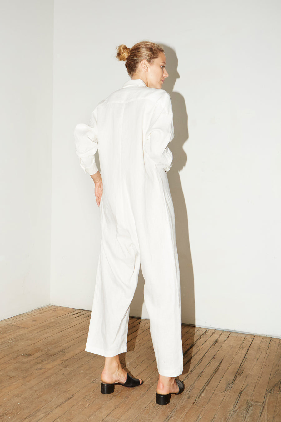 White Linen Ren Jumpsuit