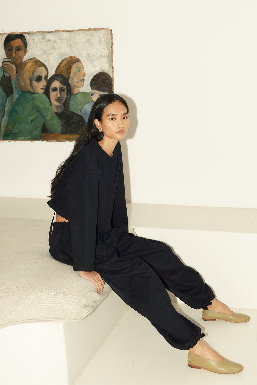 Night Sky Loden Alpaca Kendo Pants