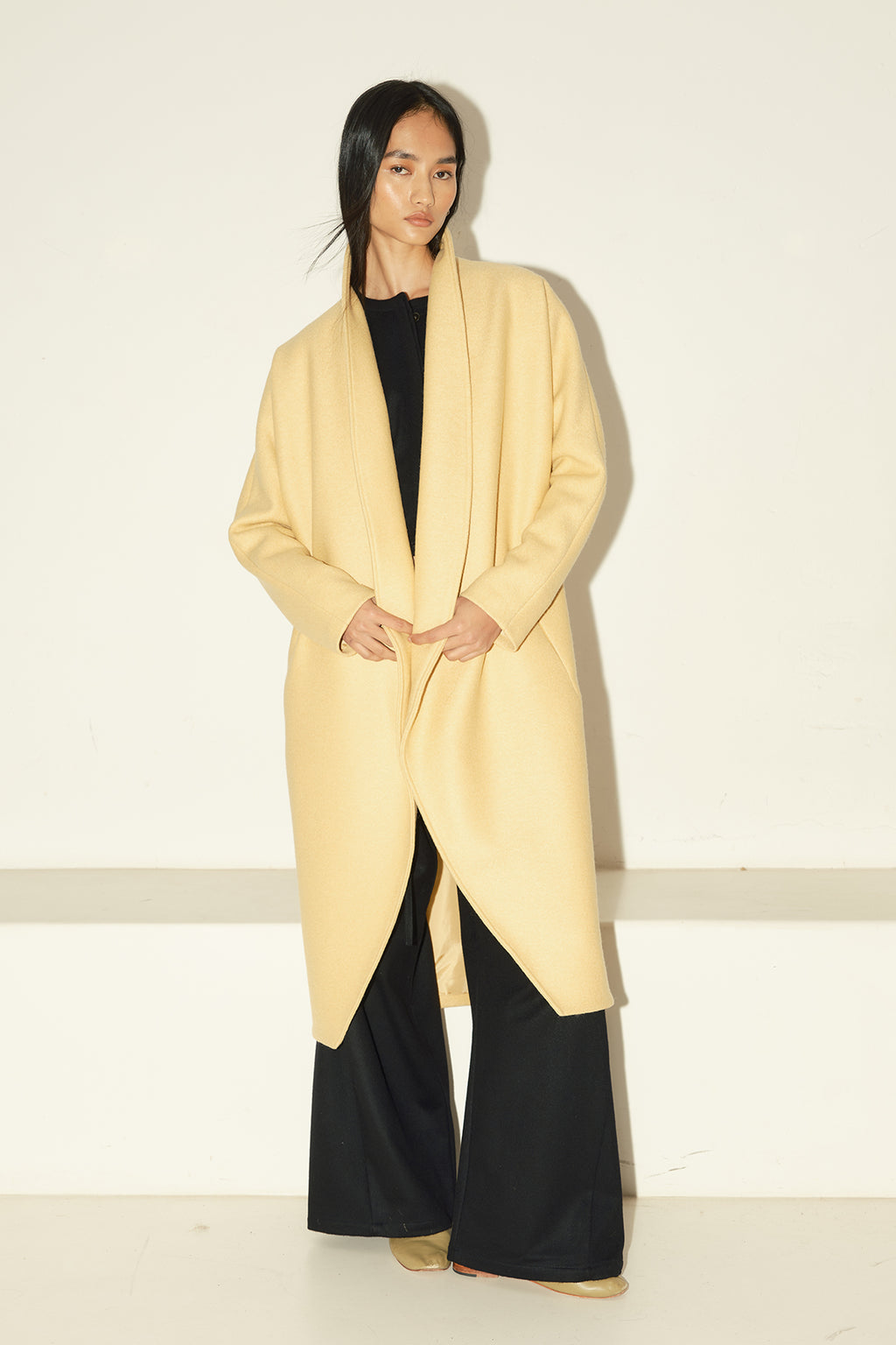 Butter Heavy Boiled Wool Escape Coat