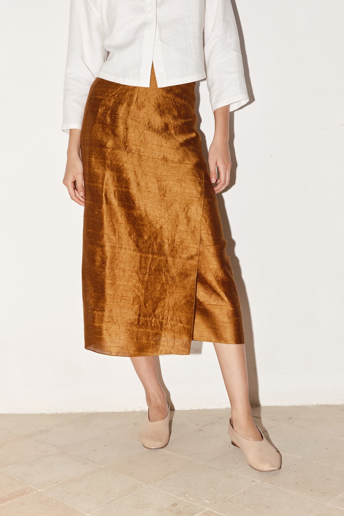 Avellana Brushed Wool Vest