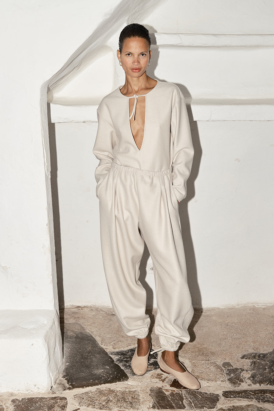 Avellana Brushed Wool Vest