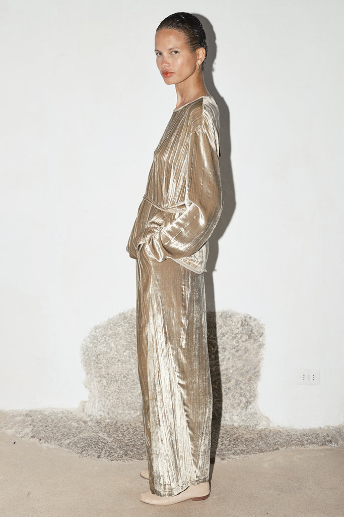 Pearl Silk Velvet Judo Pants –