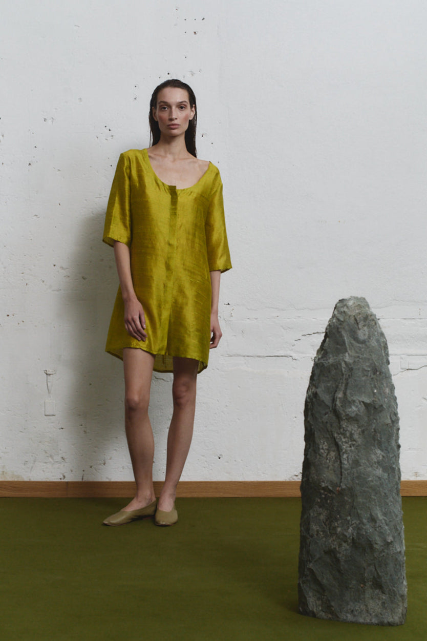 Pistacho Payesa Mini Dress