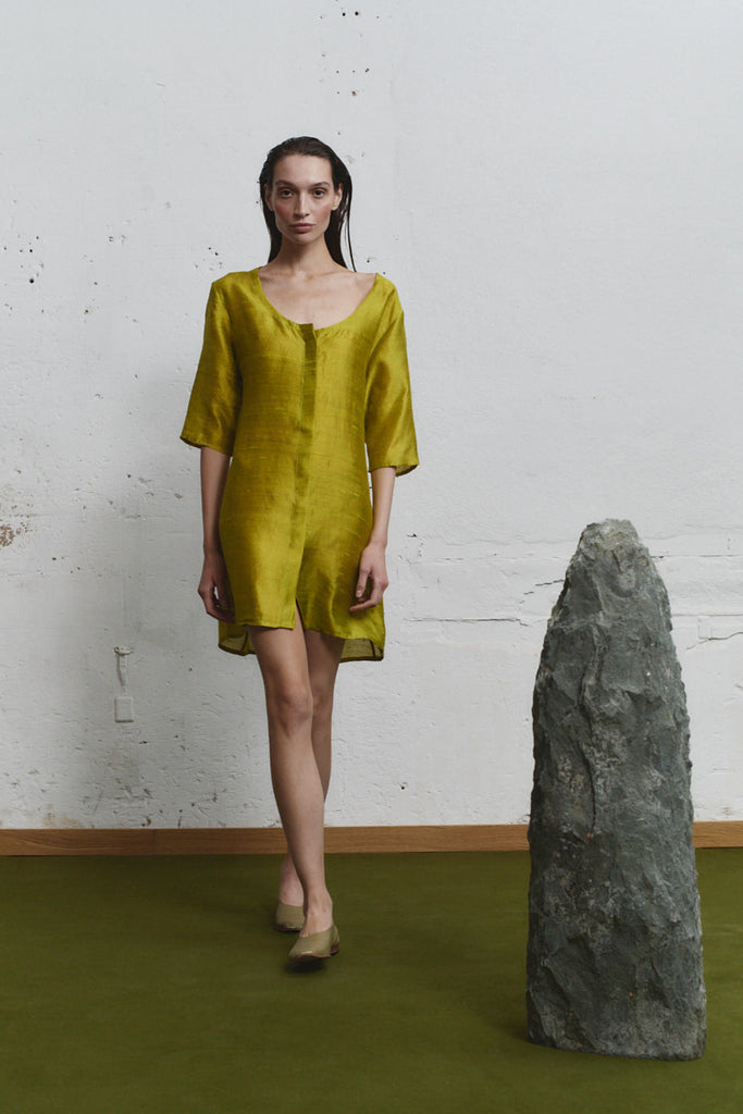 Pistacho Payesa Mini Dress –