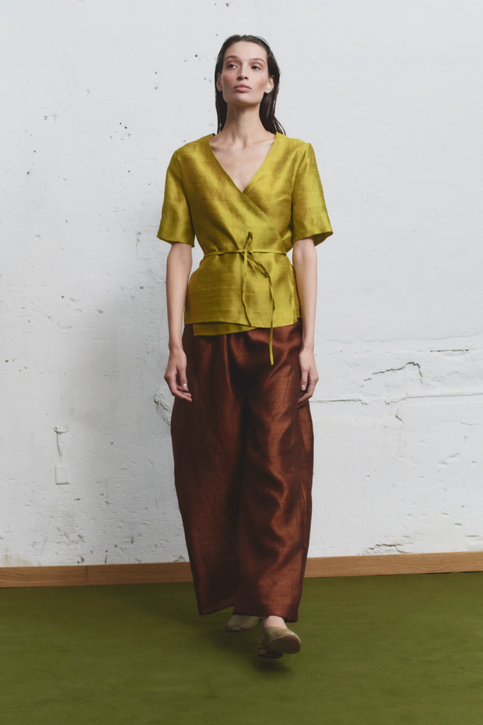 Caramel Dupion Judo Pants –