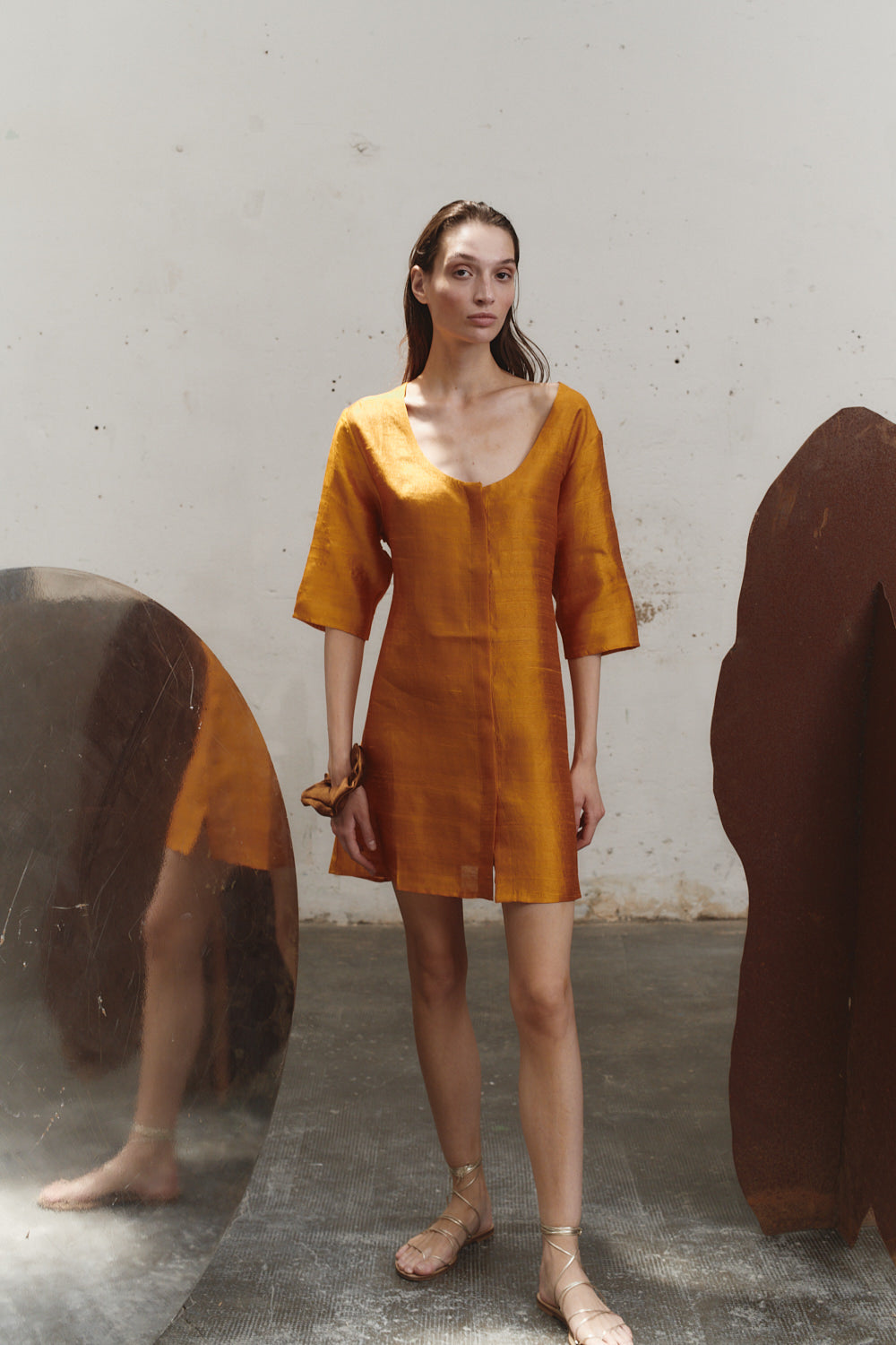 Amber Dupion Payesa Mini Dress